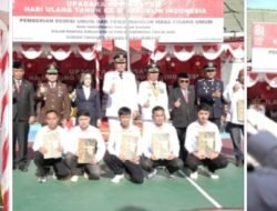 Upacara HUT RI Ke-81, 329 WBP Rutan Kelas IIB Balige Terima Remisi