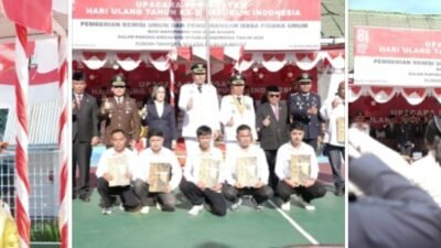 Upacara HUT RI Ke-81, 329 WBP Rutan Kelas IIB Balige Terima Remisi
