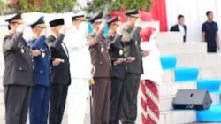 Kapolda Sumut Hadiri Upacara HUT ke-81 RI di Lapangan Astaka