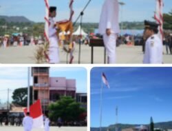 Pimpin Upacara HUT RI Ke-81, Bupati Toba Ajak Tingkatkan Semangat Membangun Daerah