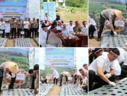 Polri Dukung Swasembada Pangan, Polresta Deli Serdang Tanam Bawang Putih Serentak di 17 Provinsi