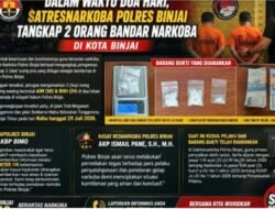 Satresnarkoba Polres Binjai Tangkap 2 Orang Diduga Bandar Narkoba