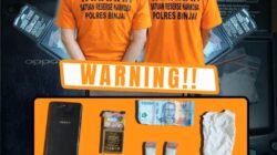 2 Pria Ini Ditangkap Satresnarkoba Polres Binjai Diduga Pengedar