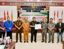 DPRD Samosir Gelar Rapat Paripurna: Sepakati KUA- PPAS APBD 2027 Untuk Percepat Pembangunan