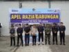 Gandeng Ratusan Pasukan Gegana Brimob, TNI, Polri, BNN, Rutan I Medan Gelar Razia Gabungan Skala Besar dan Tes Urine Warga Binaan