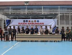 Gandeng Pasukan Brimob, TNI, Polri dan BNN, Lapas Narkotika Pematang Siantar Gelar Razia dan Tes Urine, Hasilnya Negatif HP dan Narkoba