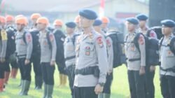 Brimob Sumut Bergerak ke Karo, 100 Personel Siap Temani Warga di Tengah Erupsi Gunung Sinabung