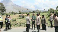 Pasca Erupsi Sinabung, Kapolda Sumut Pastikan Personel Siaga di Posko Bencana