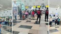 Kapolresta Deli Serdang Pantau Situasi Bandara Kualanamu Pasca Pembatalan Penerbangan