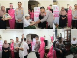 Kapolres Binjai Anjangsana dan Berikan Tali Asih kepada Personel Sakit Menahun