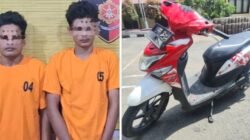 2 Terduga Curanmor Ditangkap Polsek Binjai Kota, Kapolres Tegaskan Komitmen Berantas 3C !