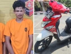 2 Terduga Curanmor Ditangkap Polsek Binjai Kota, Kapolres Tegaskan Komitmen Berantas 3C !