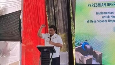 Wujudkan Ketahanan Pangan Berbasis Energi Terbarukan, Bappenas dan Pemerintah Inggris Resmikan Pompa Air Tenaga Surya 69,3 kWp di Samosir