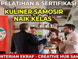 Cita Rasa Khas Samosir Naik Kelas, Kementerian Ekraf Buka Pelatihan Dan Sertifikasi Skema Cook Di Creative Hub Samosir.