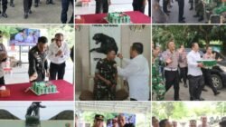 Perkuat Sinergitas TNI-Polri, Polresta Deli Serdang Beri Surprise HUT Ke-81 TNI
