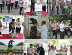 Perkuat Sinergitas TNI-Polri, Polresta Deli Serdang Beri Surprise HUT Ke-81 TNI