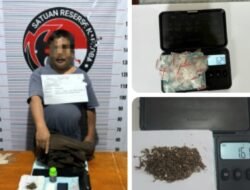 Lawan Petugas Pakai Cangkul Saat Digrebek, Pengedar Sabu Diamankan Satresnarkoba Toba BB 629 Gram