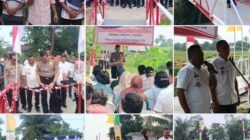 Kapolresta Deli Serdang Resmikan Jembatan Merah Putih, Perkuat Akses dan Mobilitas Warga