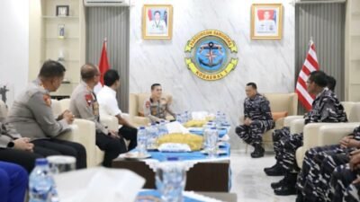 Kapoldasu Sambangi Kodaeral I Belawan, Kolaborasi Jaga Kondusifitas Wilayah