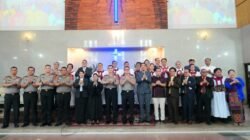 Kapolda Sumut Minggu Kasih di Gereja HKBP Sudirman dan GBI Rumah Persembahan