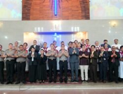 Kapolda Sumut Minggu Kasih di Gereja HKBP Sudirman dan GBI Rumah Persembahan