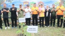 Polda Sumut Tanam Pohon Cegah Banjir dan Jaga Kelestarian Lingkungan